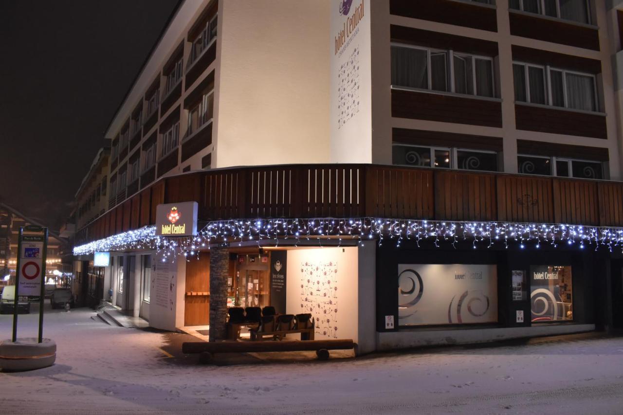 Hotel Central, Spa & Lounge Bar Crans-Montana Ngoại thất bức ảnh